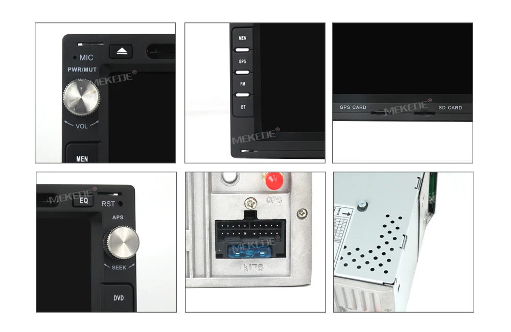 MEKEDE HD 2 din 7 дюймов Автомобильный DVD для VW Passat/JETTA/Bora/Polo/GOLF CHICO/SHARAN Поддержка заднего вида+ карта 16 г