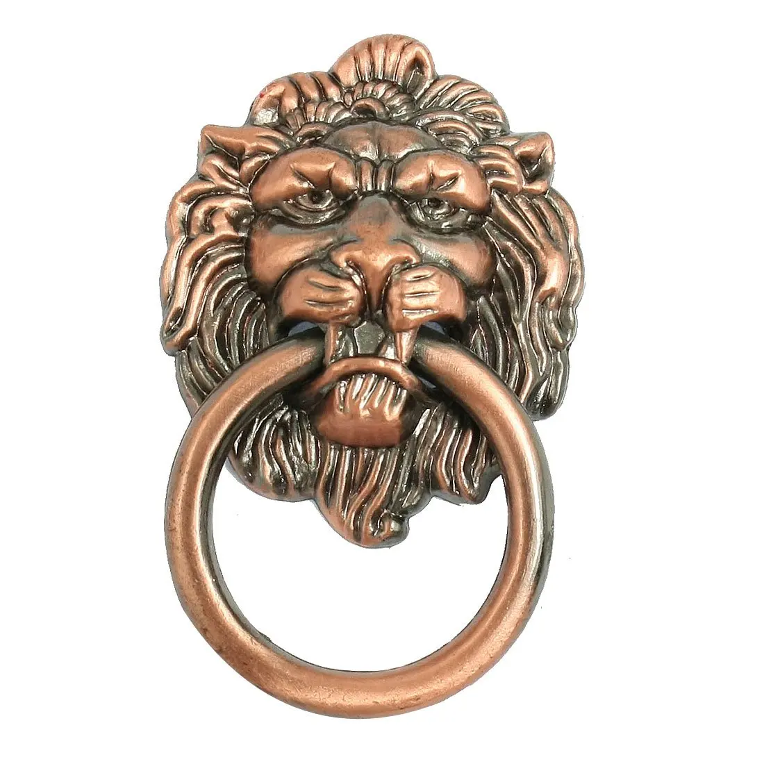KSOL медный тон металлическая Львиная головка в форме выдвижной ручки ящика 2 5&quot |