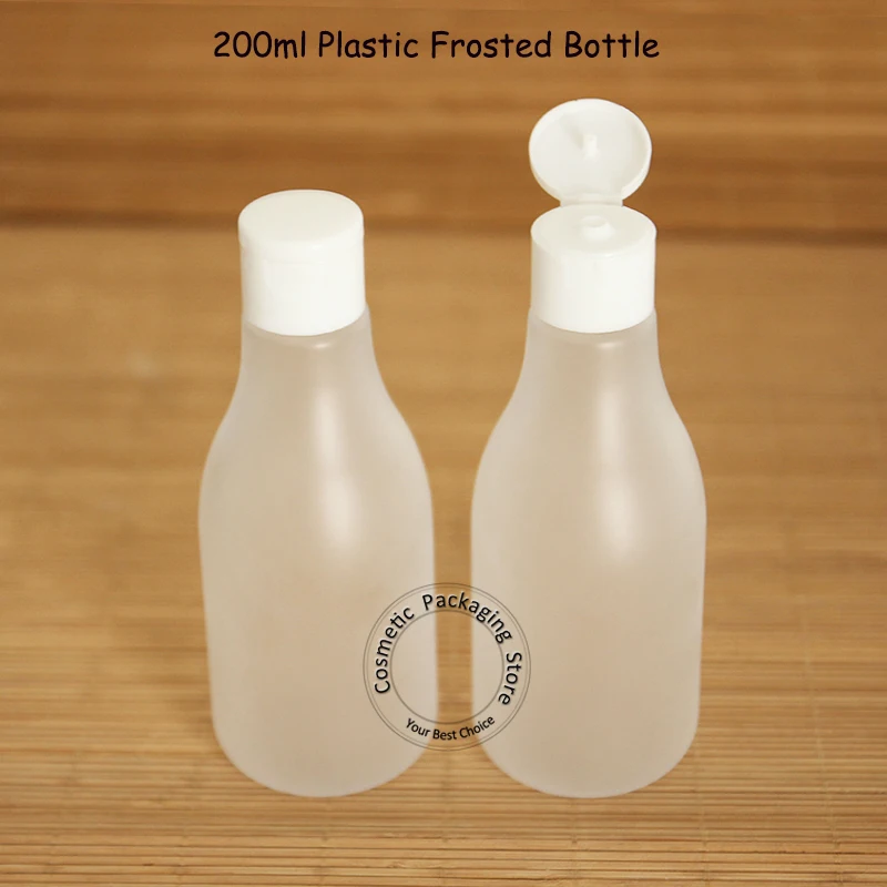 Пластиковый флакон с откидной крышкой объемом 200 мл 60 шт./лот косметический