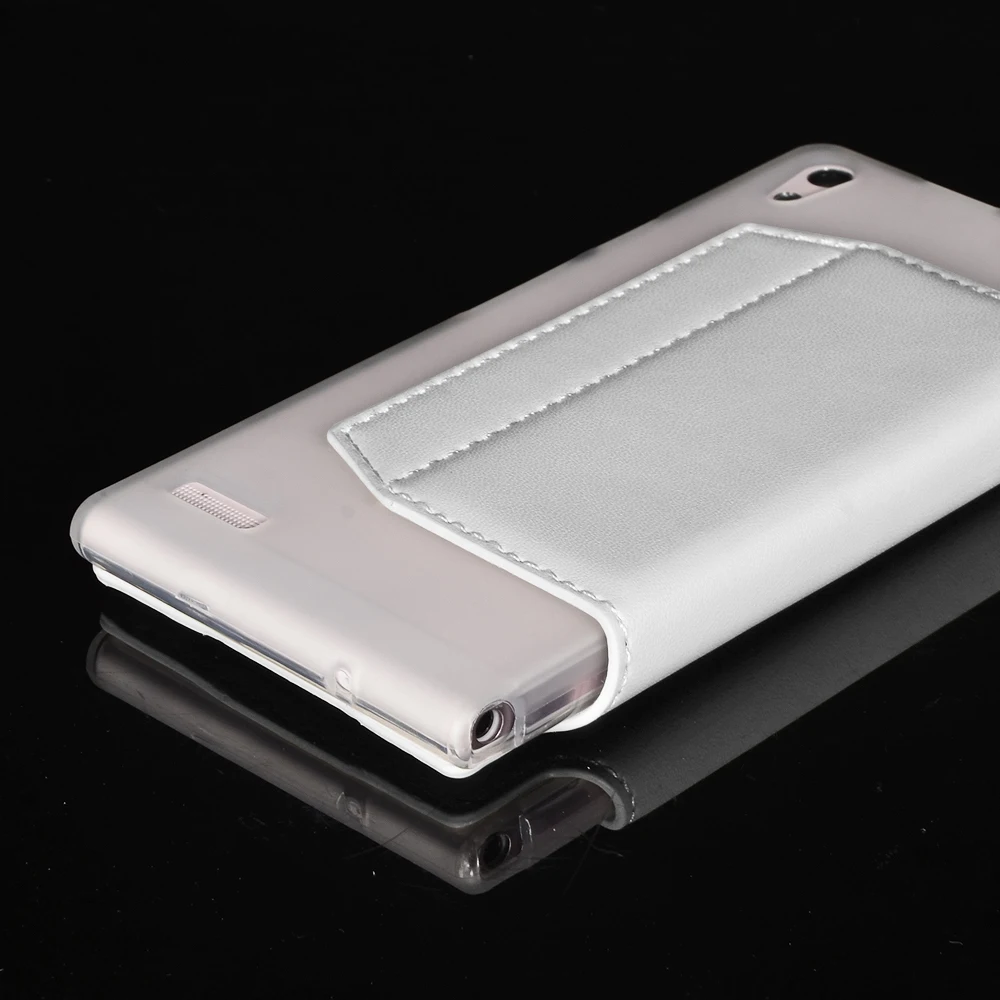 Для Huawei Ascend P6 S CH 2 слота для карт высокое качество станция ПУ Флип кожаный чехол