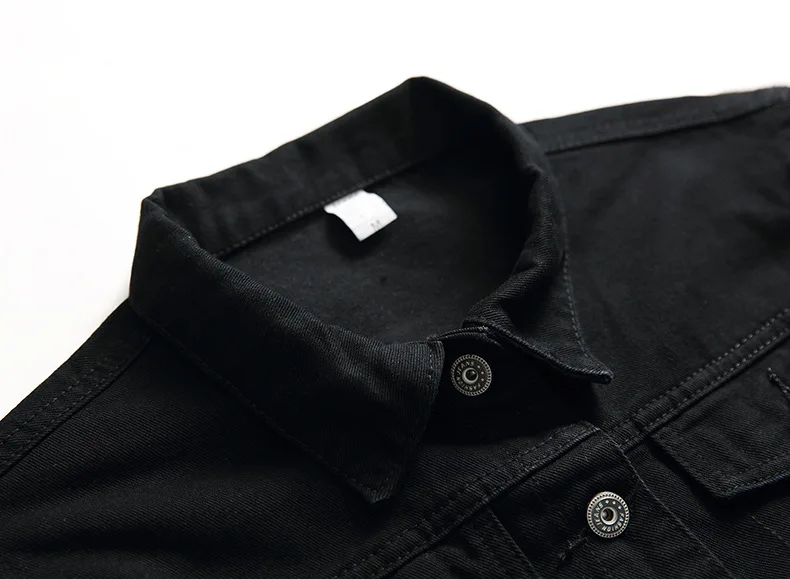 

Rlyaeiz 2019 Spring Fashion Letter Printed Denim Jacket Men High Quality Bomber Jackets Men Single Breasted Cowboy Jackets Coats