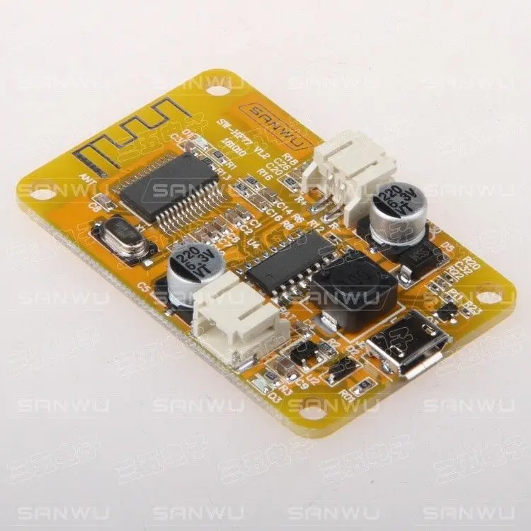 Плата цифрового усилителя с Bluetooth моно 6 Вт для самостоятельной сборки динамик