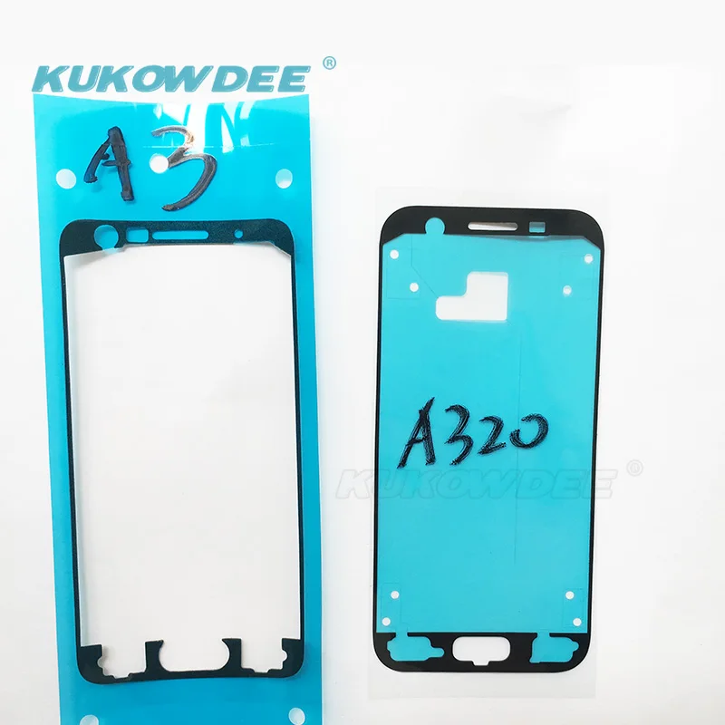 10 шт. J1 J2 J3 J330 J3pro сменный ЖК дисплей рамка наклейка для Samsung Galaxy A3 A5 A7 A8 A9 на клейкой