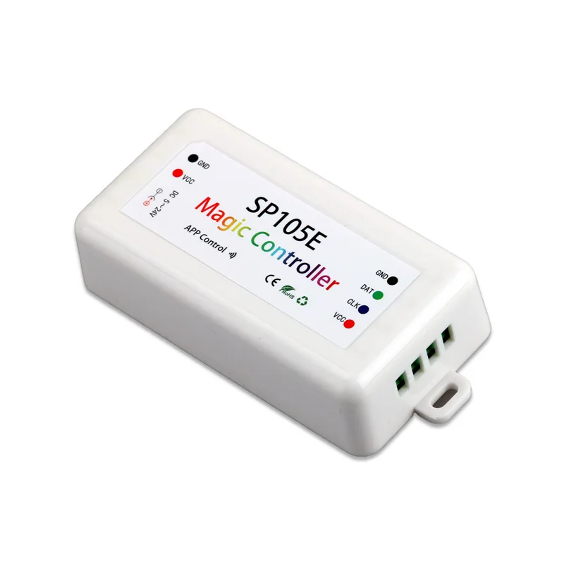 DC5V-24V SP105E Magic led controller Bluetooth SPI for all kinds of IC pixels lights WS2801 WS2811 WS2812B pixel Strip | Лампы и