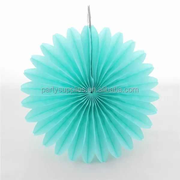 50 шт 16 дюймов Смешанные цвета соты цветок бумажные веера складные ткани