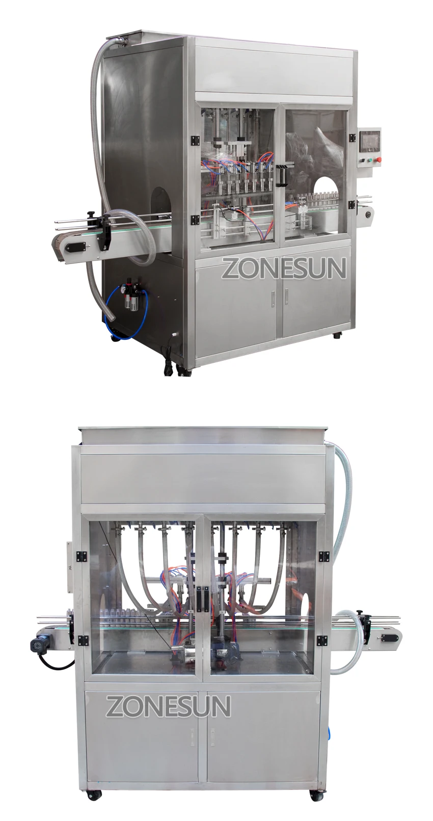ZONESUN Автоматическая пневматическая высокоскоростная производственная линия для напитков пивная питьевая вода молоко масло розлива парфюмерная машина Поставщик