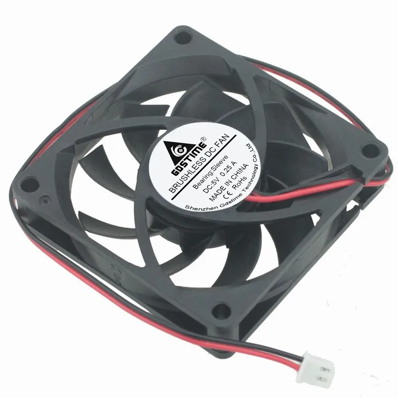 DC 5V 7CM 70MM 7cm 70x15 70x70 Бесщеточный Охлаждающий вентилятор|Кулеры и системы охлаждения
