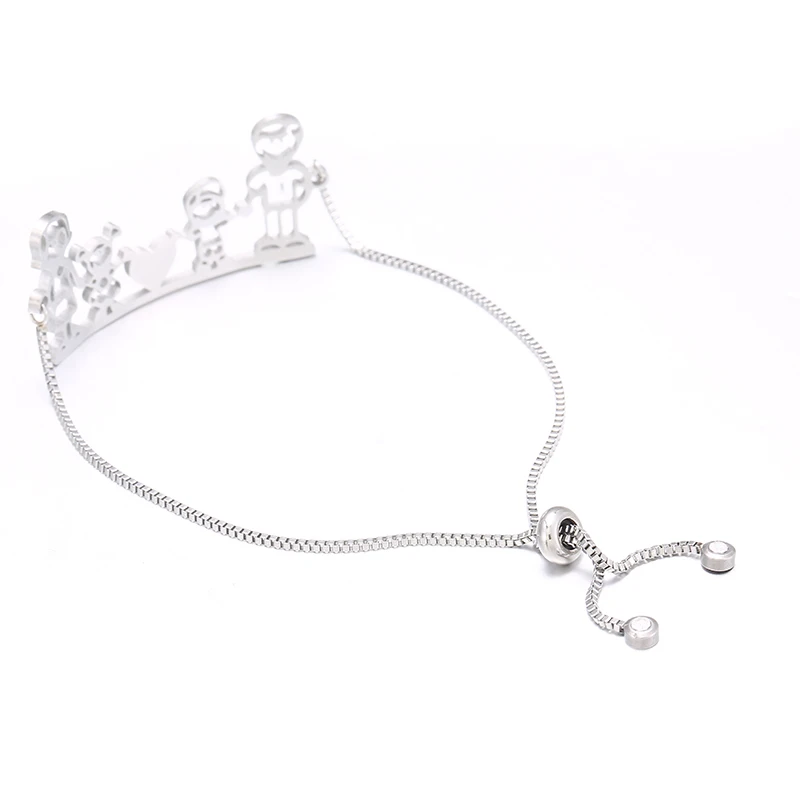 MYLONGINGCHARM Custom Bangles Bracelets Adjustable Cutout Family Members Charms Specialized Gifts D0018 | Украшения и аксессуары