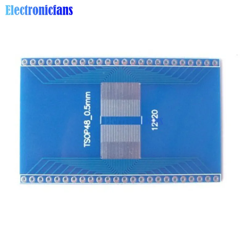 TSOP48 до DIP48 высота 0 5 мм интерфейсная панель стандартная пластина|plate|plate adapterplate pcb |