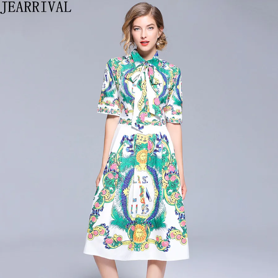 2018 новое модное винтажное летнее платье с принтом женское приталенное