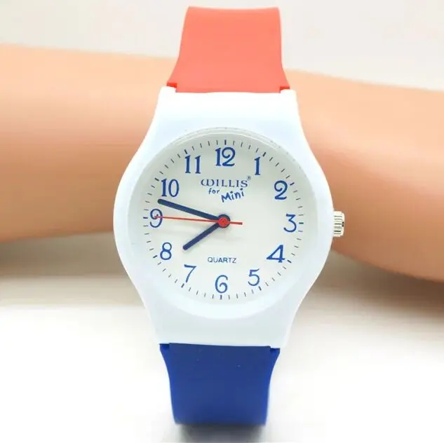Новинка 2018 женские мини часы Уиллис модные настольные водонепроницаемые детские