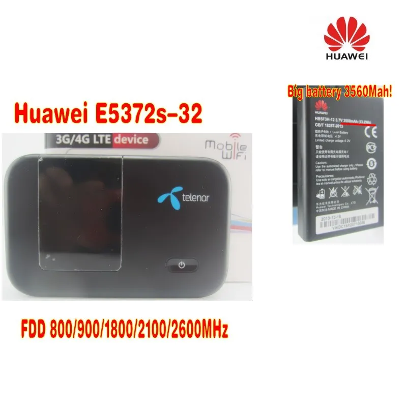 Разблокированный HUAWEI телефон с большой батареей LTE 4G беспроводной маршрутизатор