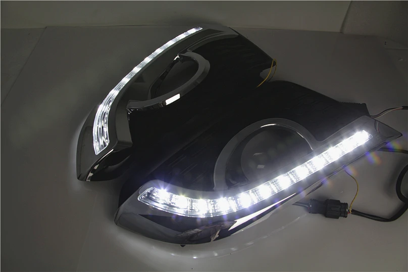 Автомобильная проблесковая 1 комплект светодиодный DRL Вождения освещают