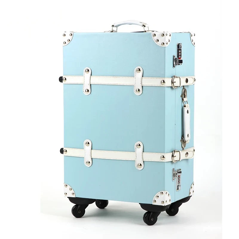 CARRYLOVE 2" 24" 2" дюймов Женский Белый Черный Рюкзак Винтажный багаж сумка на колесиках для путешествий с колесами