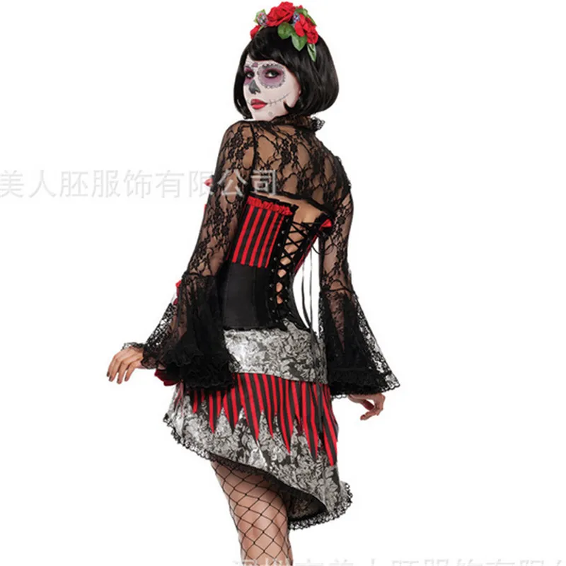 2018new Хэллоуин призрак невесты демон костюмы Арлекин клоун цирк вампира Косплэй