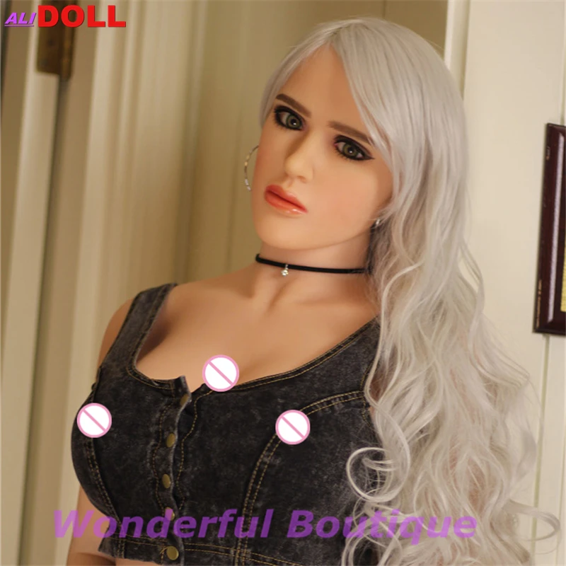 Полноразмерная Силиконовая секс-кукла из ТПЭ 165 см Большие Соски для мужчин