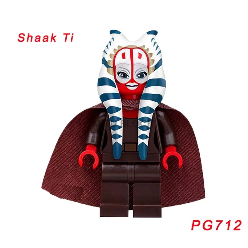 pg712 Фигурки из Звездных Войн Leia Luke Jabba queen Padme Amidala C3Po Starwars Yoda Han Solo строительные блоки кирпичная игрушка - Цвет: pg712