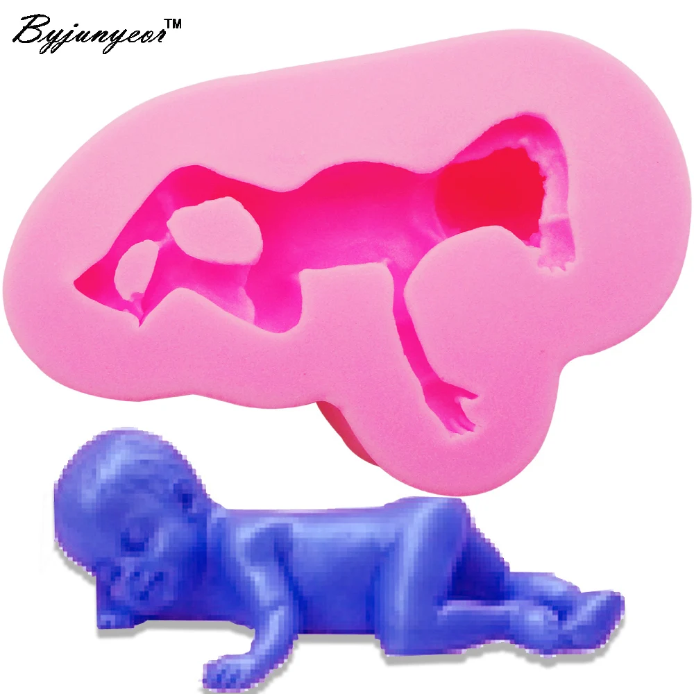 Byjunyeor M353 сон Baby3D соевый воск для свечей ароматическая Форма Мыла силиконовая