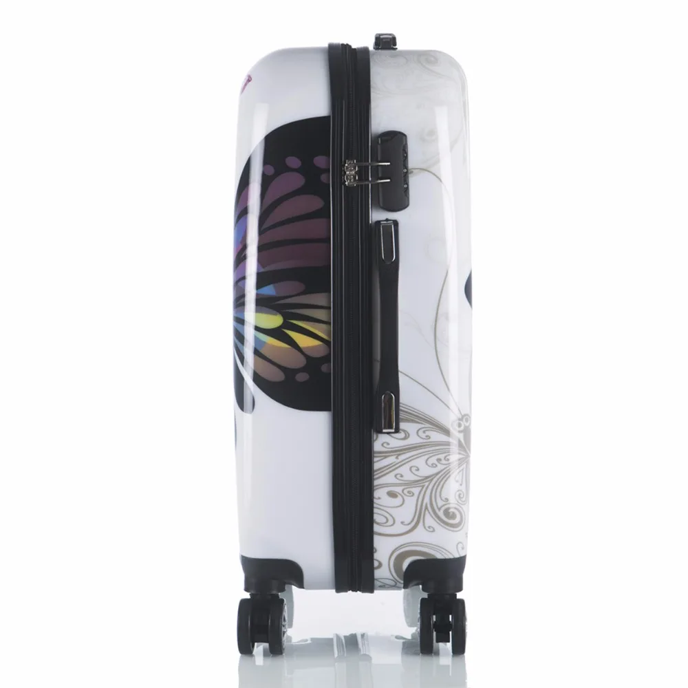 20 24 INCH butterfly pull rod box luggage ABS+PC suitcase chassis universal wheel | Багаж и сумки