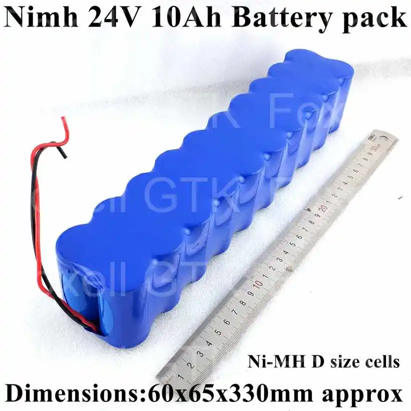 1 упаковка EU US 24 V 10ah nimh Ni-MH батарейный блок d размер батареи Тип d 10000 mAh Электроинструмент Ni-MH размер батареи d настраиваемый размер