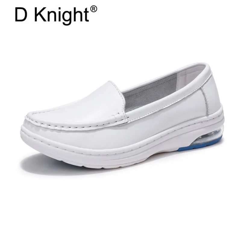 Новинка Белые туфли для медсестры Лидер продаж Женские повседневные белые из