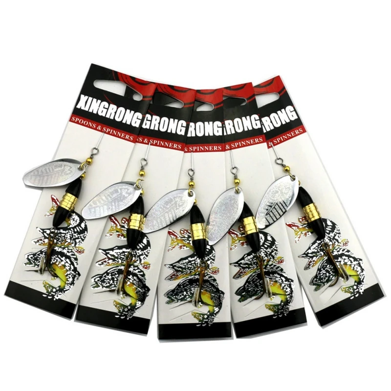 5 шт. жесткая рыболовная приманка ложка металлическая для джиггинга приманки