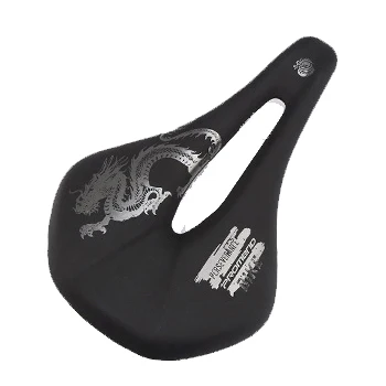 Black silver PROMEND углерода Подушка с волоконым наполнителем road велосипедное седло MTB Подушка сиденья для велосипеда полые Китай длинные mountain оборудование для велоспорта - Цвет: Black silver
