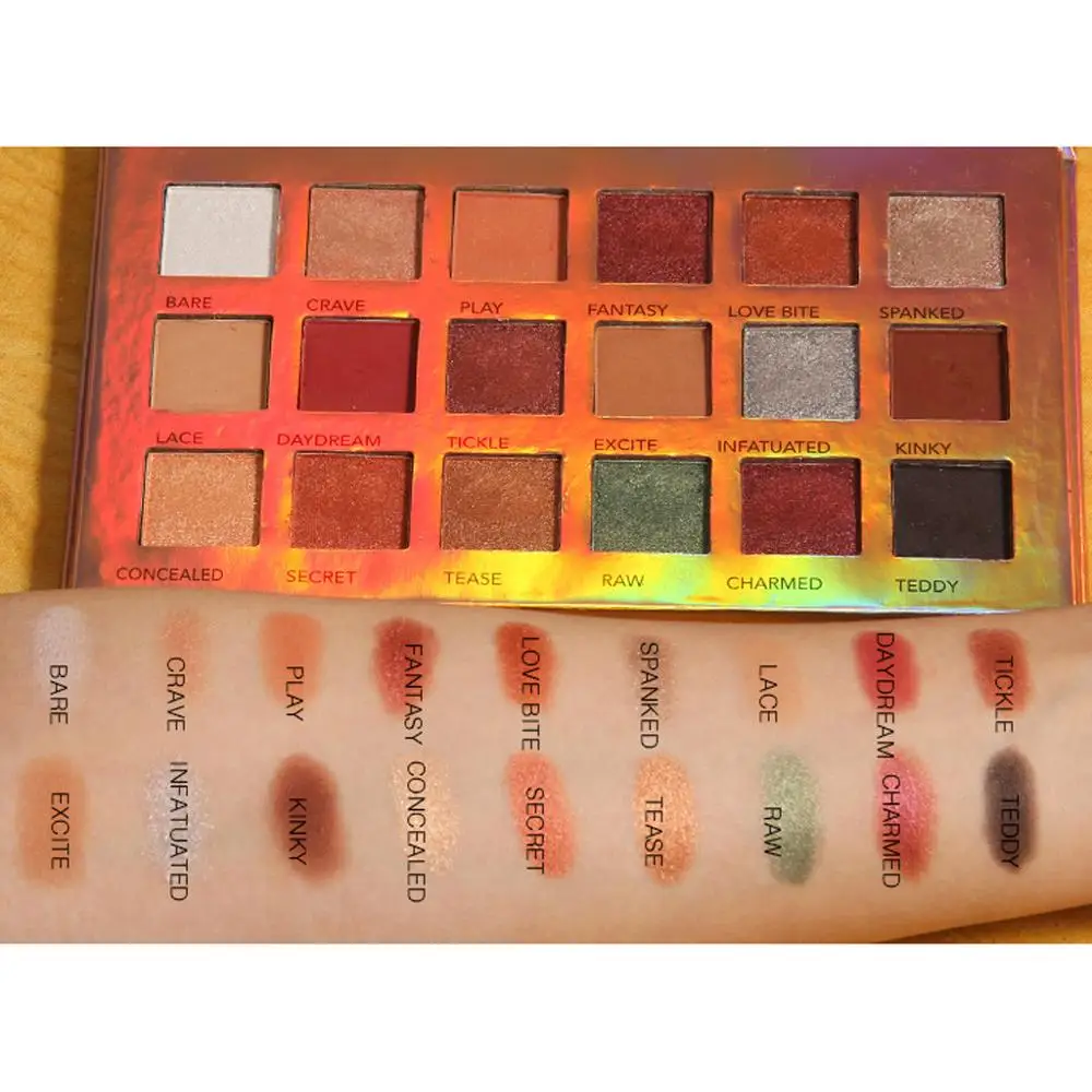 Новинка 18 цветов Звездные тени для век матовое стекло с перламутровым эффектом