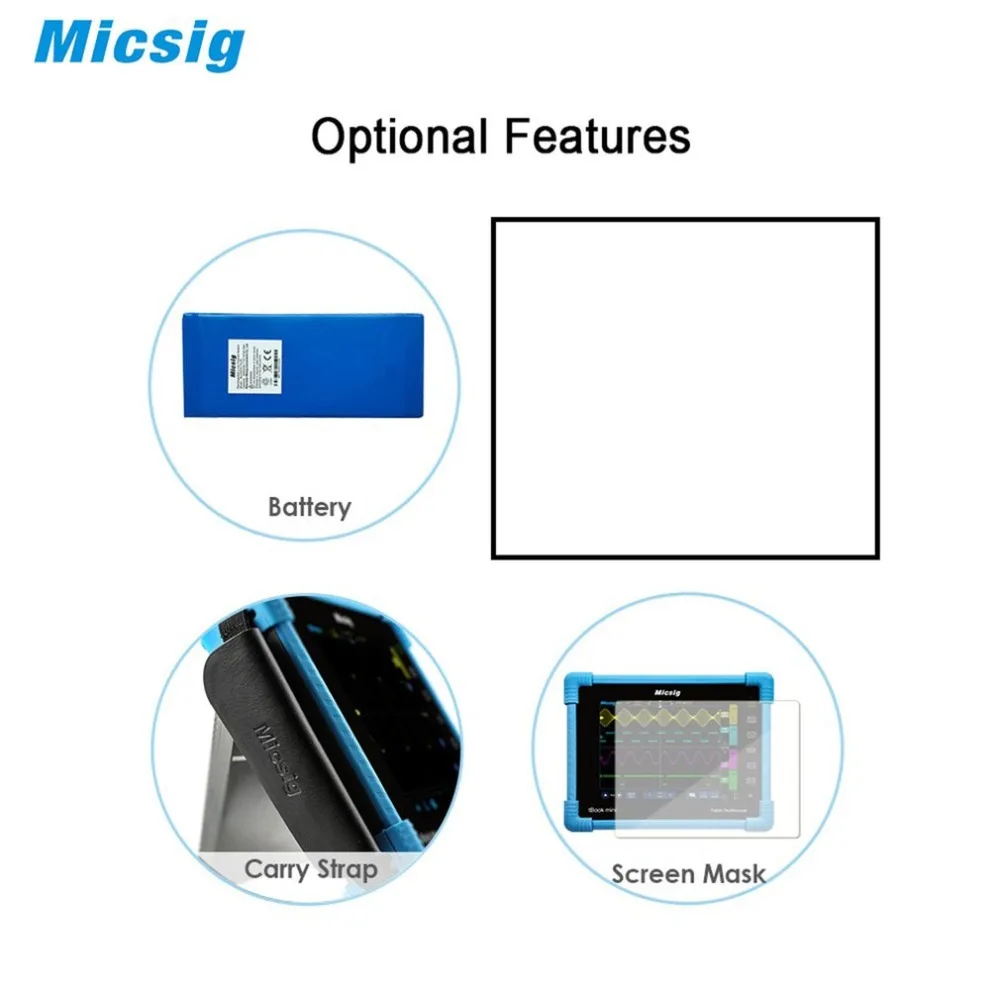 Micsig Digital Tablet Oscilloscope TO1104 oscilloscopes touchscreen digital-oscilloscope