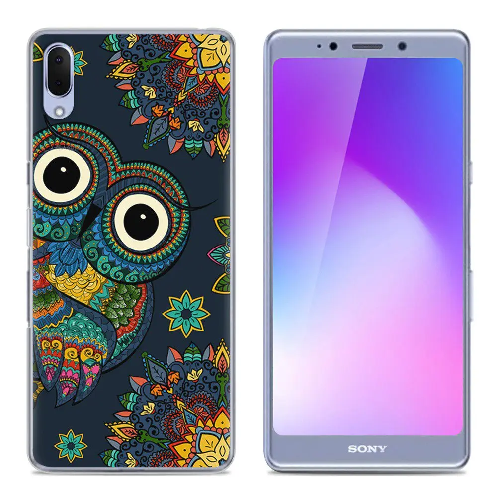 Мягкие чехлы из ТПУ для Sony Xperia L3 силиконовый чехол с рисунком милый L 3 телефонов