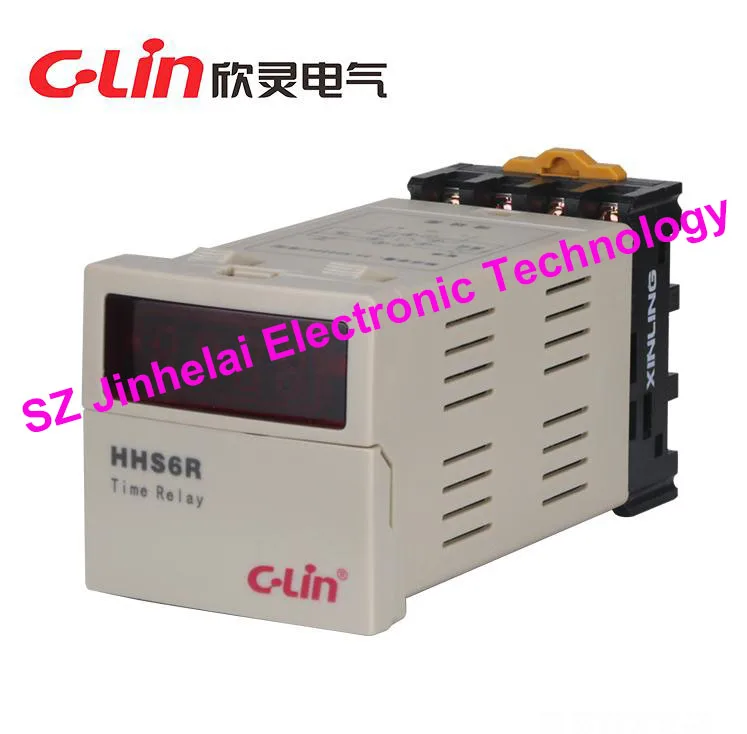 

100% новый и оригинальный C-Lin дисплей цикл реле времени HHS6R-2 AC220V, AC380V, AC110V, DC24V