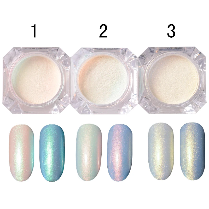 Перламутровый порошок BORN PRETTY Блестящие Блестки для ногтей 2 г дизайна пыли