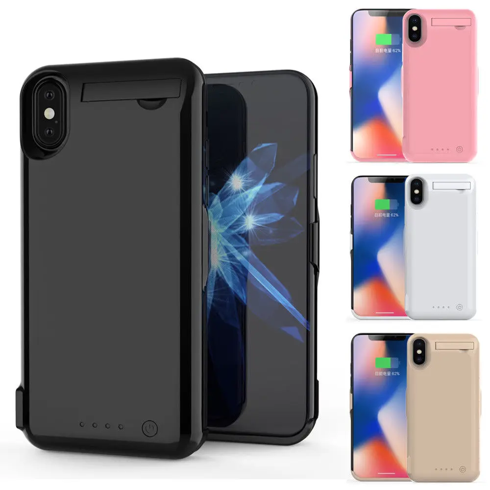 10000 мАч Запасные Аккумуляторы для телефонов Чехол iPhone x х внешний Портативный