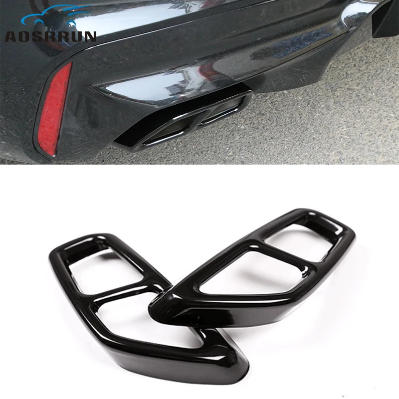 

car-styling Exhause air filter 2 to 4 Cover Car Accessories For BMW G30 G32 G31 630i 640i 530i GT 2018