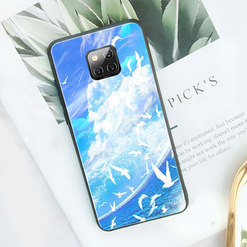 Чехол для huawei mate 20 X, чехол для huawei mate 20 Lite, чехол mate 20 Pro mate 9 10 Pro Mofi с рисунком лимона, милый мультяшный розовый чехол для влюбленных - Цвет: 02