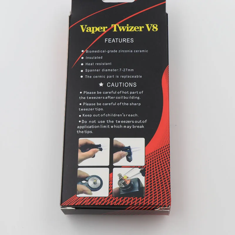 XFKM Vaper Twizer V8 керамический Пинцет DIY Набор инструментов для электронных сигарет
