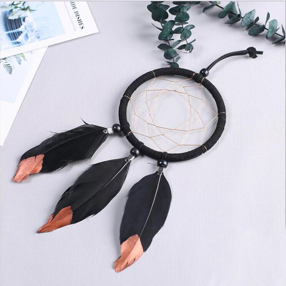 Ловцы снов домашние декоративные черные маленькие размеры в скандинавском стиле