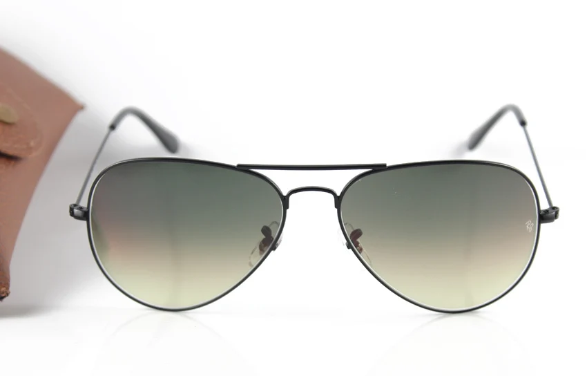 New Brand Name Sunglass Fashion Metal Men's/Women's Designer Black Green Gradient Lens 58mm | Аксессуары для одежды