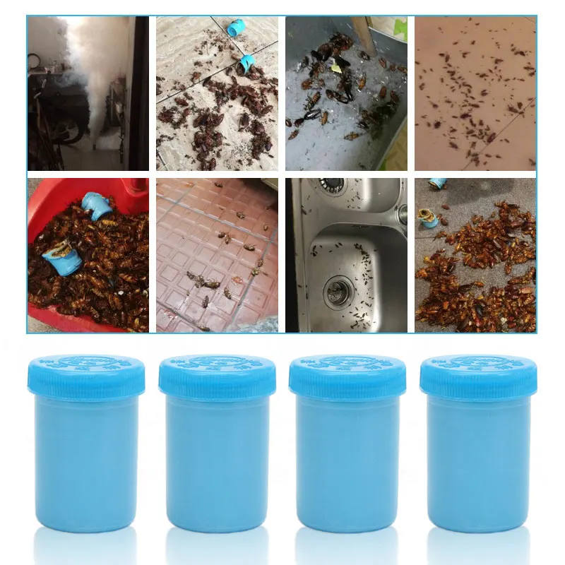 4 шт. дымовые инсектициды быстрая Комплексная ядовитая бомба для тараканов