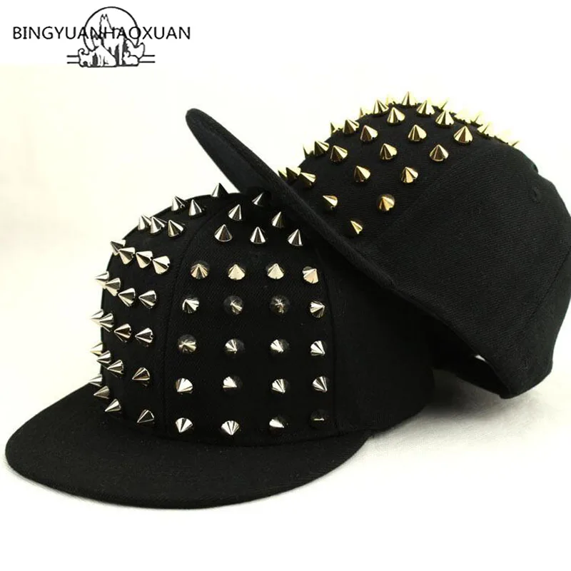 BINGYUANHAOXUAN унисекс в стиле панк шляпа с рисунком ежа личность Джаз Snapback Спайк
