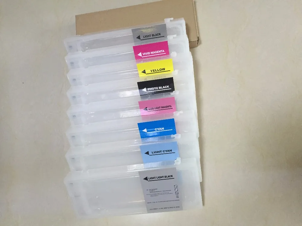 Картридж для принтера Epson Stylus Pro 350 7880 9880 мл 8 шт./компл.|cartridge epson|printer refillcartridge for epson |