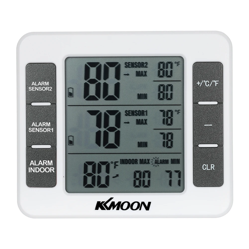 Mini Digital Thermometer Temperature Meter with Wireless Outdoor Transmitter 0C-50C Measurement C/F Max Min Value Display | Инструменты