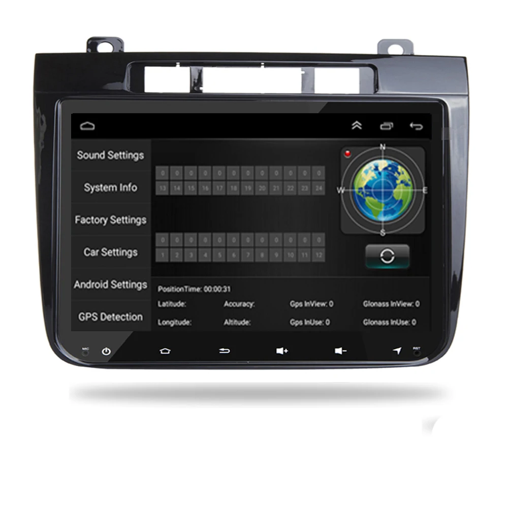 Android 8 1 Автомобильный GPS Радио навигатор для Volkswagen Touareg 2012-2016 автомобильный Navi