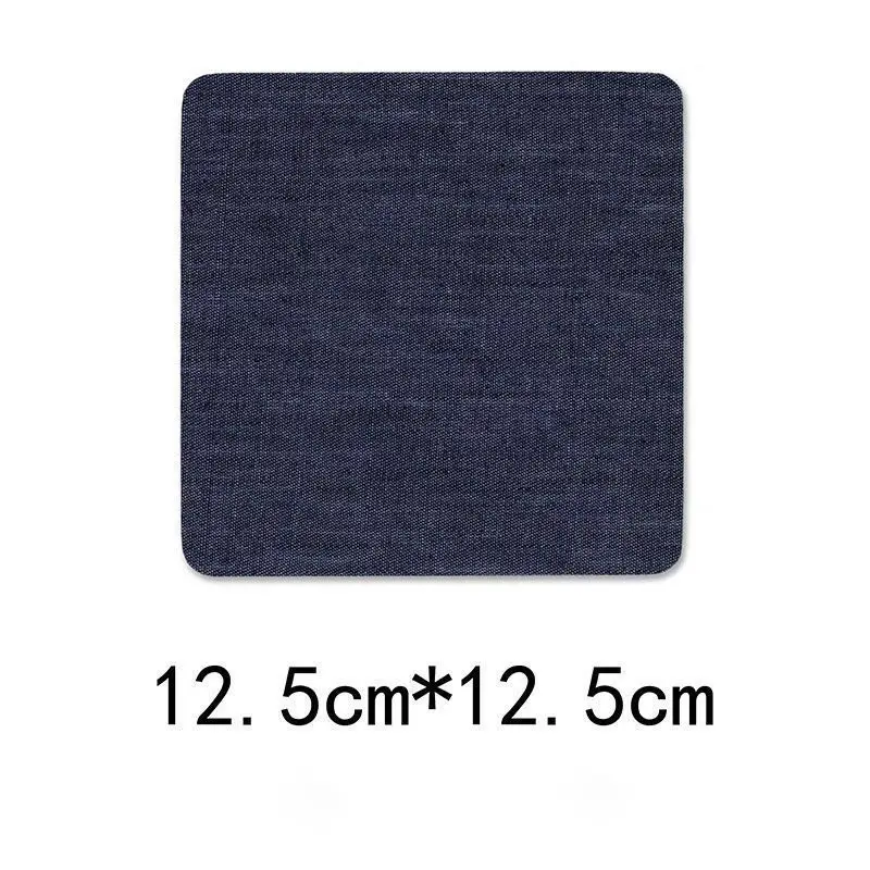 Square Dark blue Джинсовые вырезки режущая деталь вышивка ковбой патч джинсы патч одежда украшение ремонт отверстия глажка - Цвет: Square Dark blue