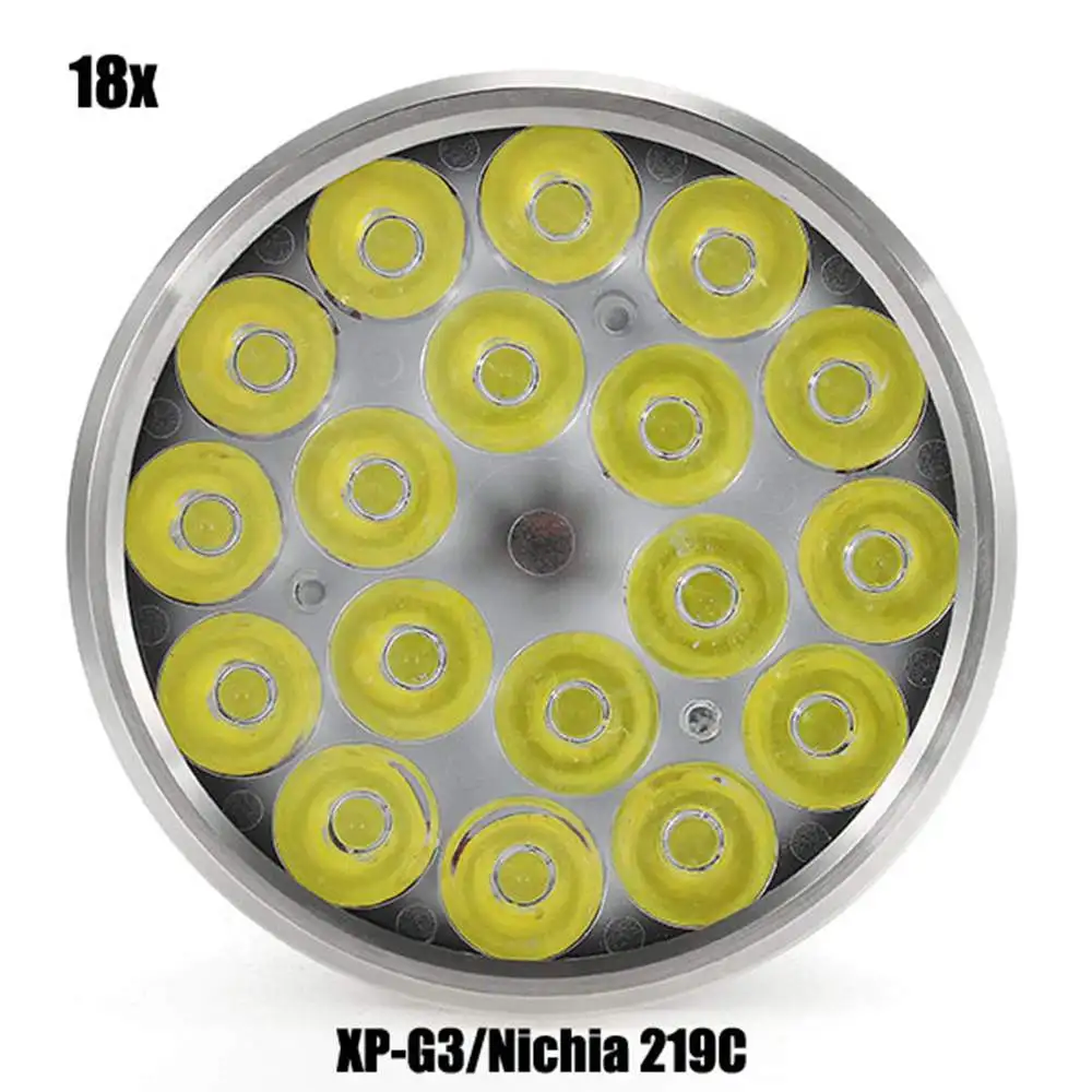 

Astrolux 18x XP-G3 Nichia 219C 12000LM torch Bright LED Flashlight Torch IPX-7 waterproof light For Outdoor Camping