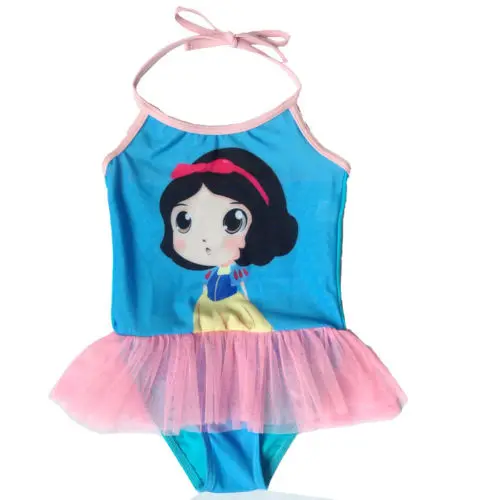 Новое поступление 2018 слитный купальник для девочек купальный костюм без рукавов