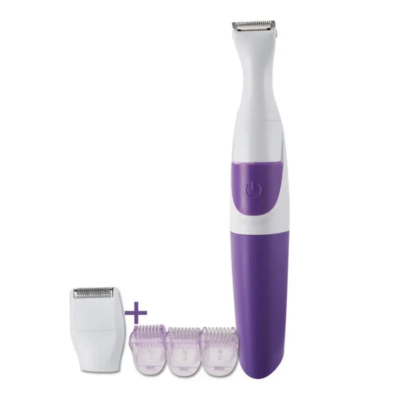 body hair remover Электрический женский прибор для удаления волос на теле, триммер для стрижки ног, машинка для стрижки, депилятор, бритва для зоны бикини, бритва, женский эпилятор для волос - Цвет: body hair remover