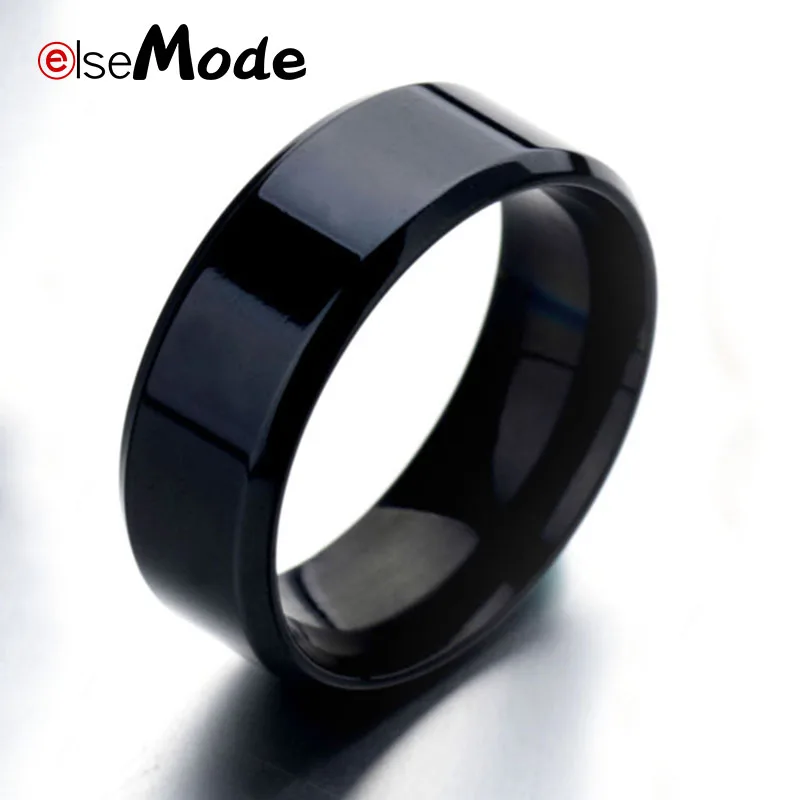 ELSEMODE новое английское кольцо из нержавеющей стали с логотипом Американской