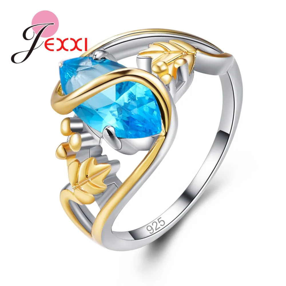 

Женское кольцо с фианитом, новое модное ювелирное изделие из стерлингового серебра 925 пробы с блестящим кубическим цирконием, 3 А +, высшего к...