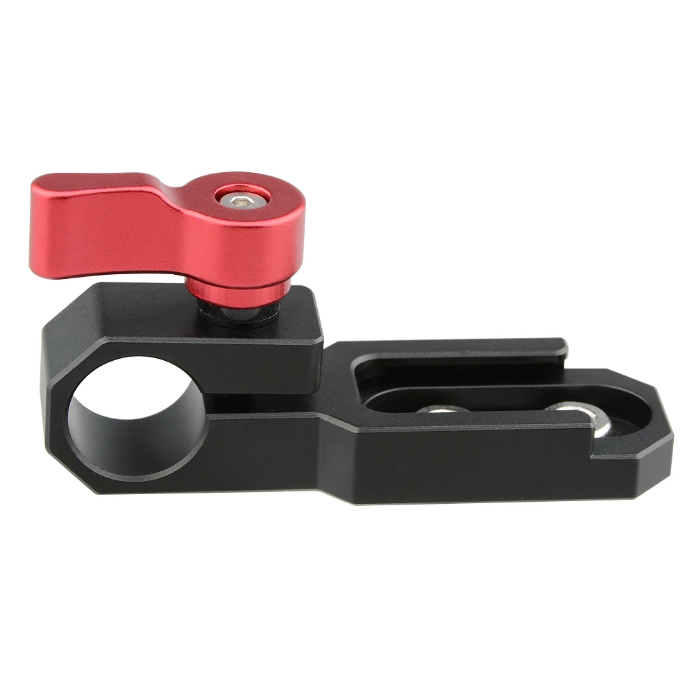 CAMVATE Single 15 мм стержневой зажим с холодным башмаком (Red Wingnut) C1663|15mm rod clamp|rod clamp15mm |